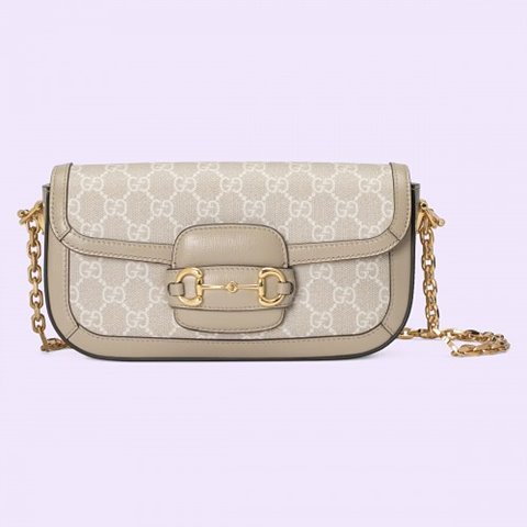 [Premium] GUCCI 구찌 [홀스빗 1955] 숄더백 화이트 735178 FABLN 9897