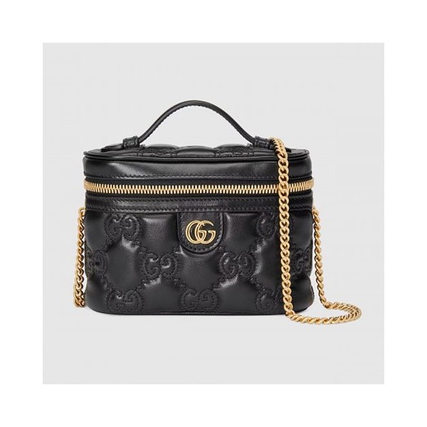 [Premium] GUCCI 구찌 GG 마틀라세 탑 핸들 미니백 블랙 ‎723770 UM8IG 1000-레플리카 사이트 쇼핑몰 RSMALL