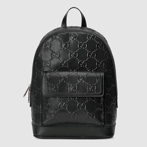 [Premium] GUCCI 구찌 [GG 엠보스] 백팩 black ‎658579 1W3BN 1000