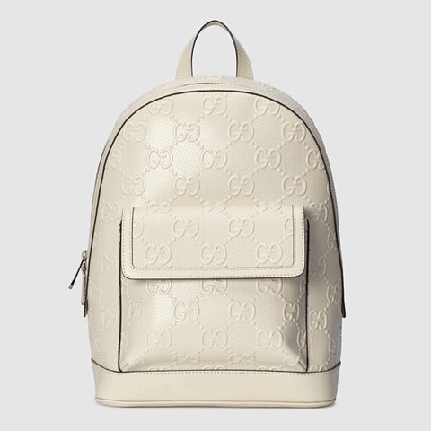 [Premium] GUCCI 구찌 [GG 엠보스] 백팩 white 658579 1W3BN 9099