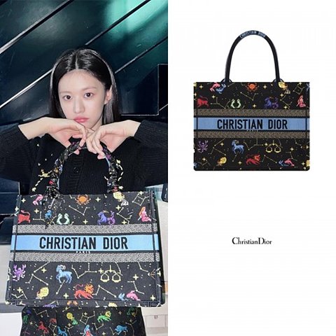 디올 DIOR BOOK TOTE 미디엄 M1296ZRTY_M911 고윤정 착용