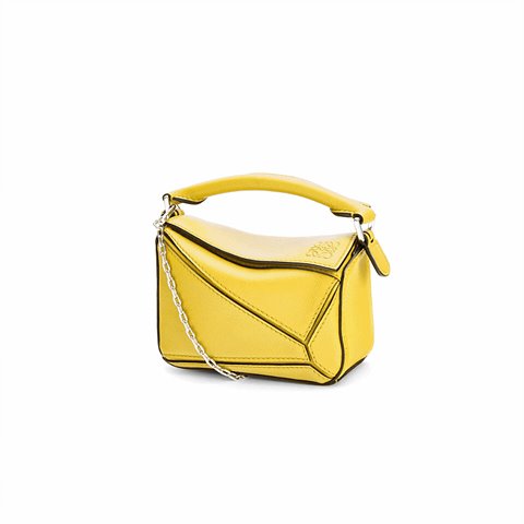 [Premium] LOEWE 로에베 나노 퍼즐백 yellow A510U98X01