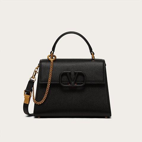 [Premium] VALENTINO 발렌티노 스탐파 알체 VSLING 탑 핸들백 black ZW2B0F53KGWR82