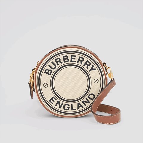 [Premium] BURBERRY 버버리 미디엄 레더 하프 큐브 백 80350551