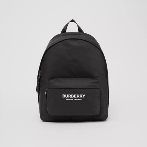 [Premium] BURBERRY 버버리 로고 프린트 나일론 백팩 80210841