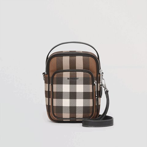 [Premium] BURBERRY 버버리 체크 E-캔버스 크로스바디 백 2color 80491181