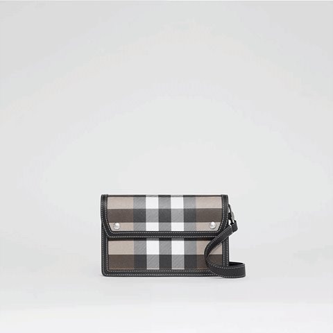 [Premium] BURBERRY 버버리 체크 E-캔버스 크로스바디백 80392131