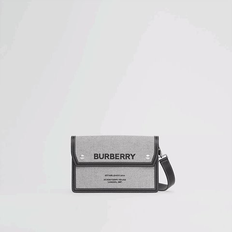 [Premium] BURBERRY 버버리 호스페리 프린트 캔버스 레더 크로스바디백 80383301