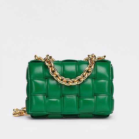 [Premium] BOTTEGA VENETA 보테가베네타 체인 카세트 백 green 631421VBWZ03104