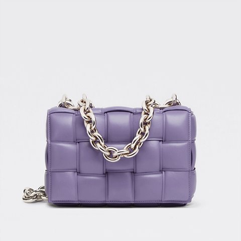 [Premium] BOTTEGA VENETA 보테가베네타 체인 카세트 백 purple 631421VBWZ05130