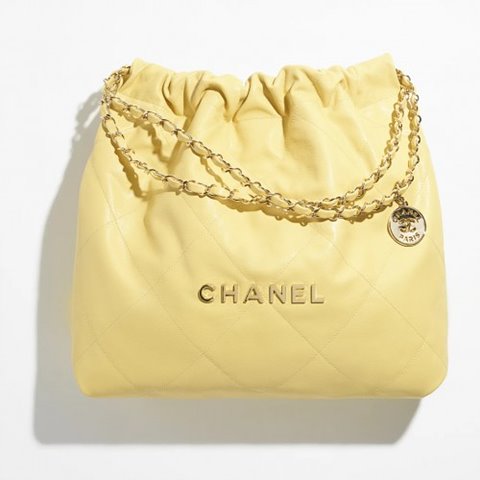 [Premium] CHANEL 샤넬 22핸드백 옐로우 AS3261 B10016 N6508