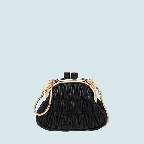 [Premium] MIUMIU 미우미우 벨 나파 가죽 미니백 black 5BP016_N88_F0002_V_OOO