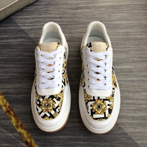 [240~285]펜디 스케치 캐주얼 스니커즈 화이트