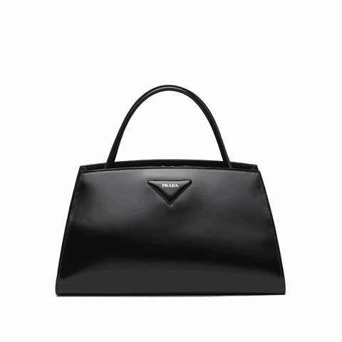 [Premium] PRADA 프라다 브러시드 가죽 핸드백 black 1BA327_ZO6_F0002_V_OOO