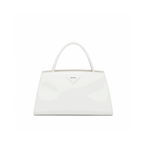 [Premium] PRADA 프라다 브러시드 가죽 핸드백 white 1BA327_ZO6_F0009_V_OOO-레플리카 사이트 쇼핑몰 RSMALL