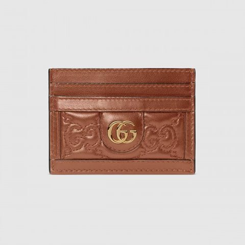 [Premium] GUCCI 구찌 GG 마틀라세 카드 케이스 브라운 ‎723790 UM8IG 2546