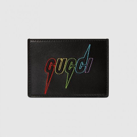 [Premium] GUCCI 구찌 블레이드 자수 카드 지갑 609822