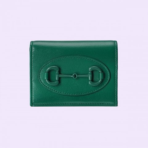 [Premium] GUCCI 구찌 홀스빗 1955 카드 케이스 지갑 green ‎621887 1AAJ8 3120