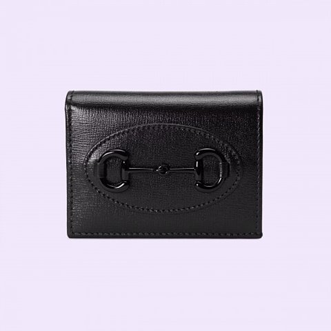 [Premium] GUCCI 구찌 홀스빗 1955 카드케이스 지갑 black 621887 1AAJ8 1000