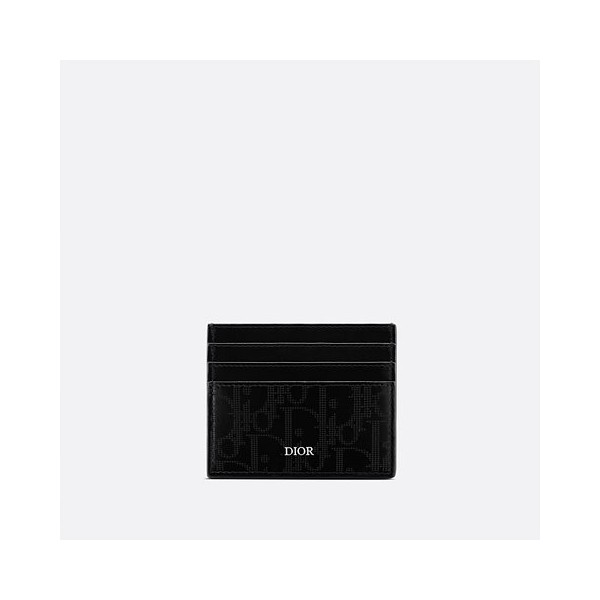 디올 블랙 Dior Oblique Galaxy 가죽 카드 지갑 2ESCH135VPD_H03E-레플리카 사이트 쇼핑몰 RSMALL