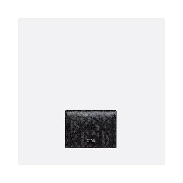 디올 비즈니스 카드 지갑 블랙 CD Diamond 캔버스 2ESCH136DCO_H43E-레플리카 사이트 쇼핑몰 RSMALL