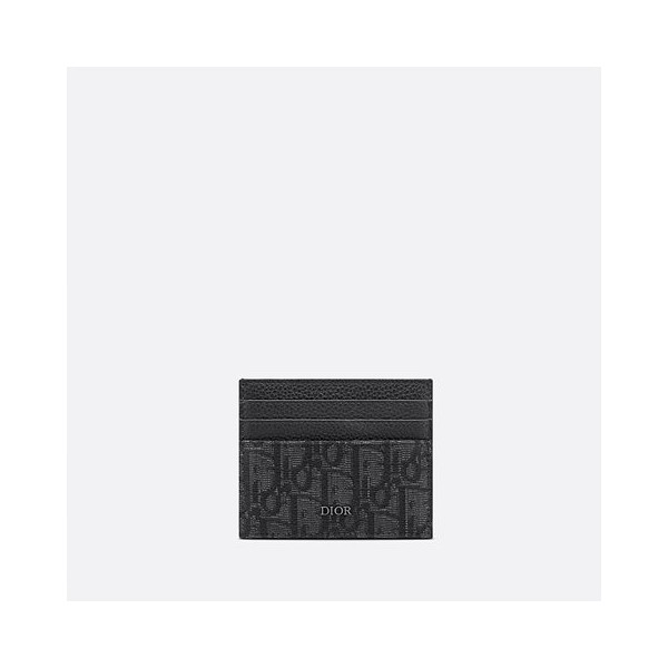 디올 오블리크 자카드 캔버스 카드 홀더 블랙 2ESCH135YSE_H03E-레플리카 사이트 쇼핑몰 RSMALL