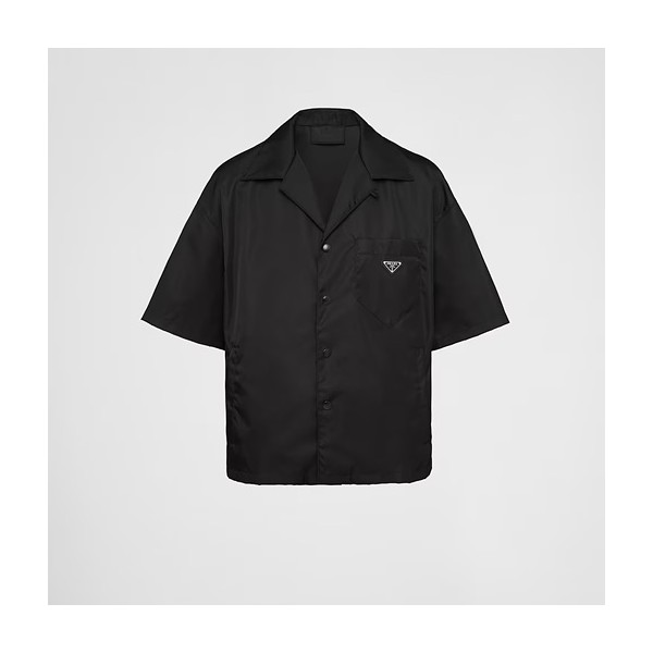프라다 리나일론 블랙 반팔 셔츠  S-XL-레플리카 사이트 쇼핑몰 RSMALL